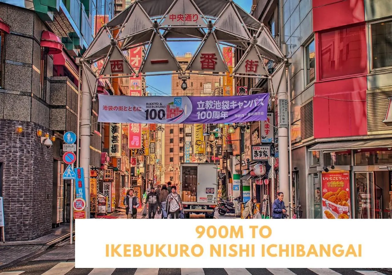 Apartmán Comma House Nishi-Ikebukuro 3F Prefektura Tokio
