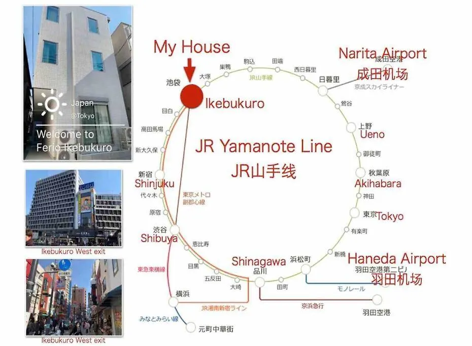 Comma House Nishi-Ikebukuro 3F Apartment Tokyo